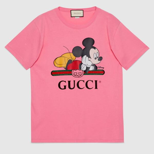 限定コラボ グッチ コピー×Disney★2020SS★ミッキーマウスTシャツ★2色 492347 XJB7W 9756